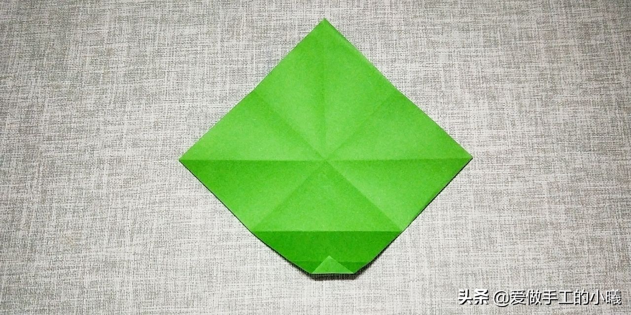 小清新树叶书签折纸，世界读书日专属教程，送给爱阅读的你