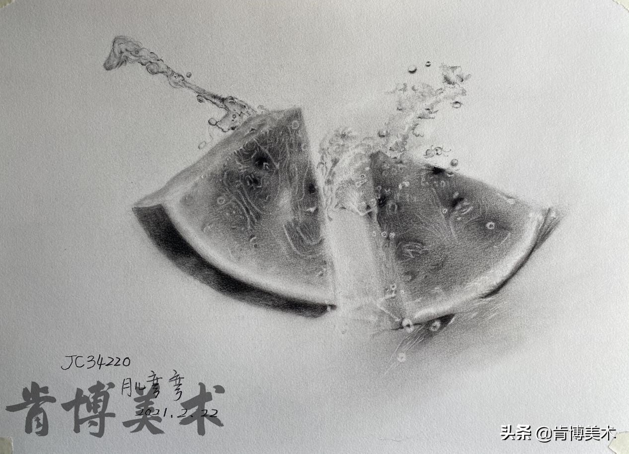 干货丨如何画好一副素描作品，让“西瓜”告诉你