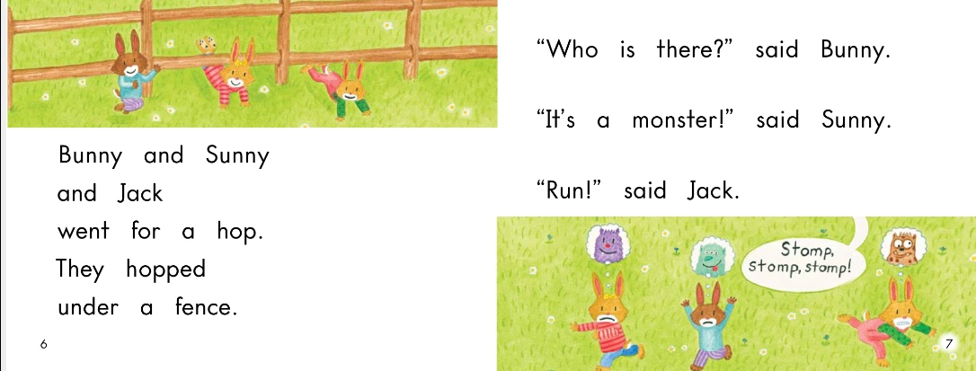 英语有声绘本：《Bunny and The Monster》小兔子与三只怪物