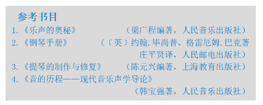 收藏｜考题原型大公开！十一大音乐学院各专业参考书目汇总