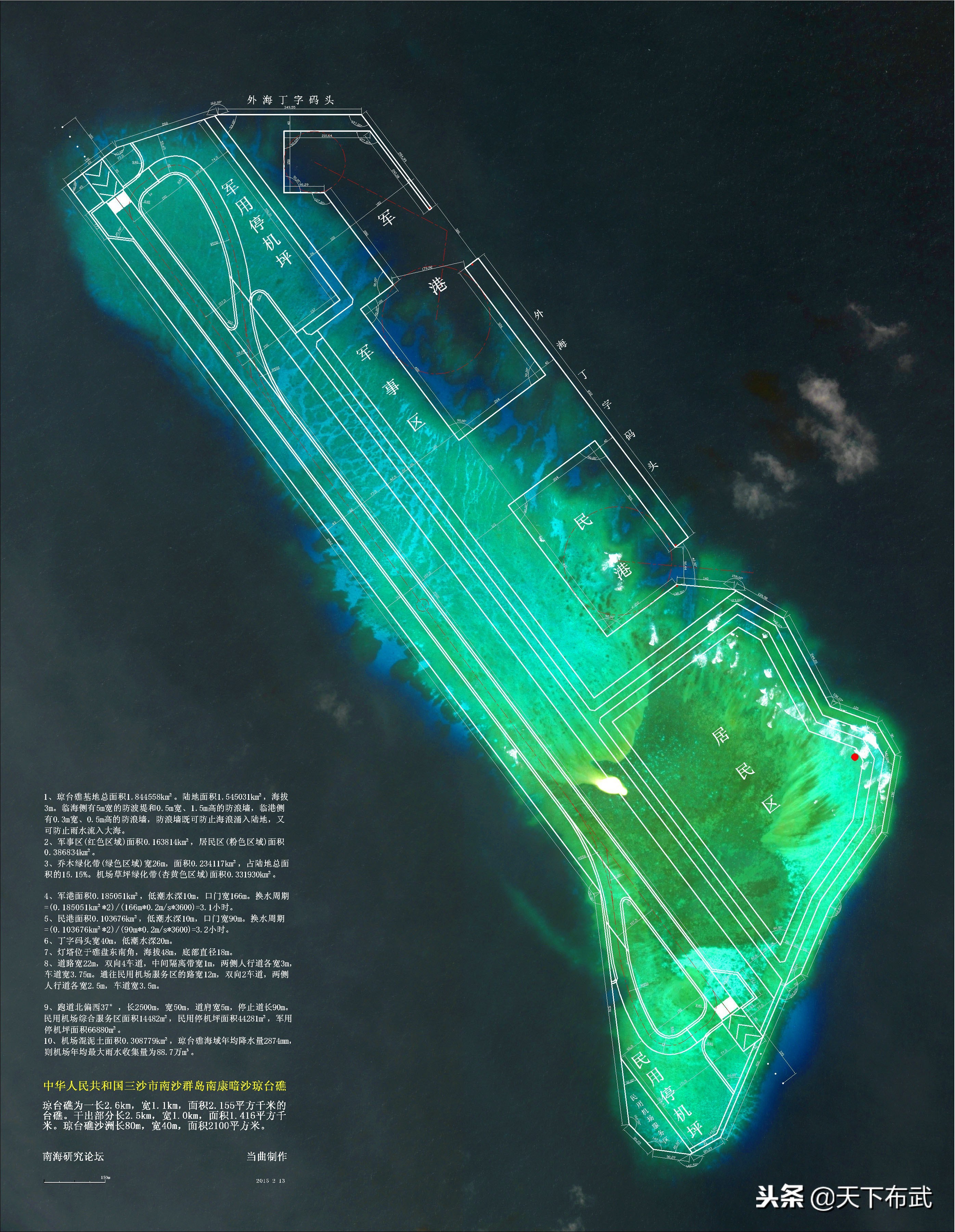 礁的建设,早就有网友根据其礁砰做出了设想,可以将琼台礁扩建为一个1