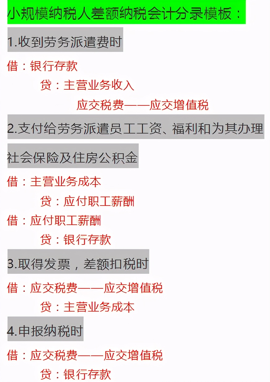 十年老会计独家秘笈：劳务派遣做账笔记，新手会计学完后月薪过万