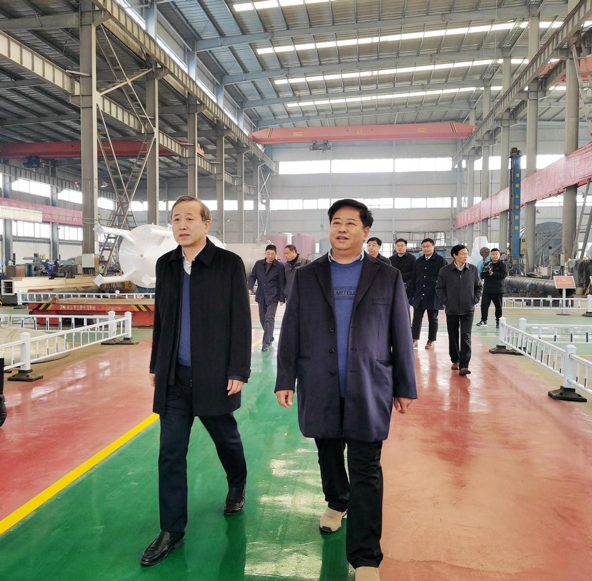 安阳市人大常委会副主任杜建勋一行莅临华泰集团调研指导工作