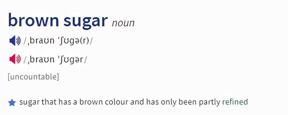“糖”的英文是sugar，那“冰糖”的英文是啥？