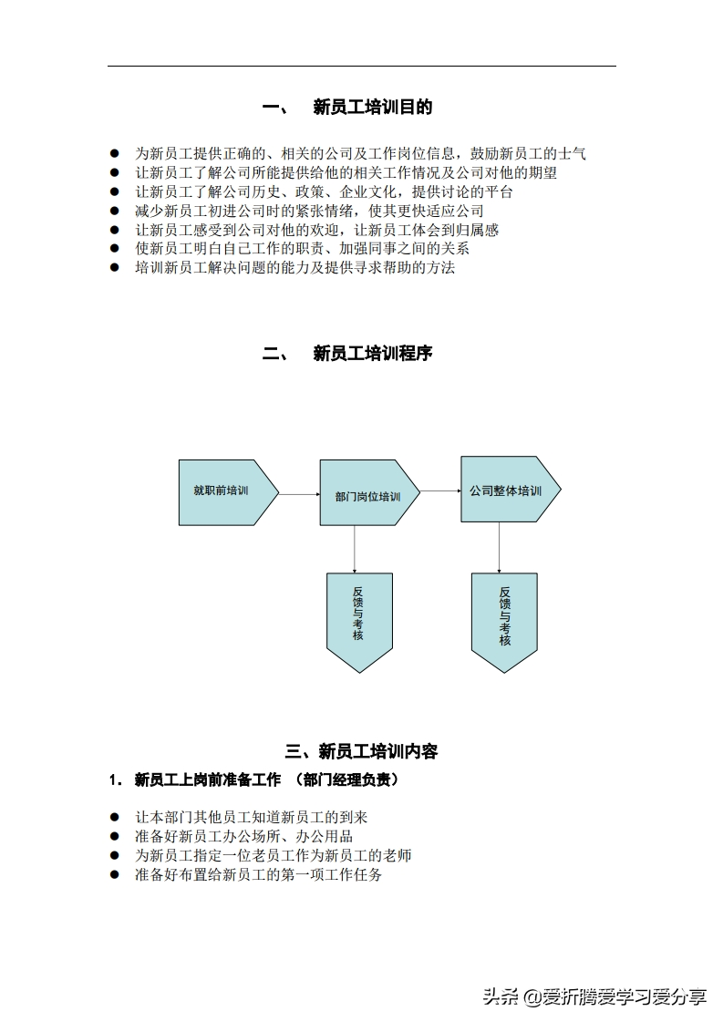 13页新员工岗前培训方案（极具操作性，修改即用）