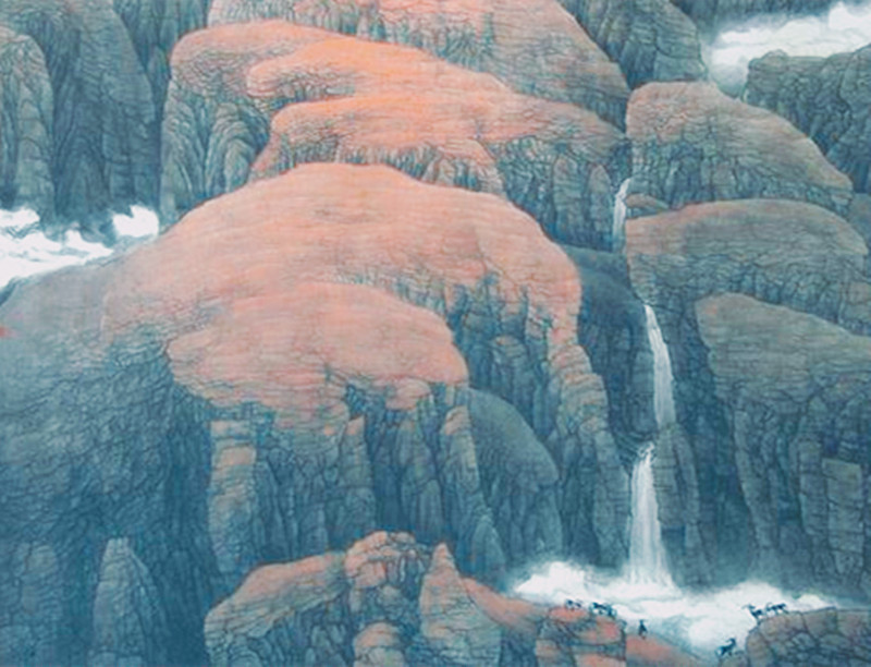 「诗画评析」张国亮的田园诗与山水画
