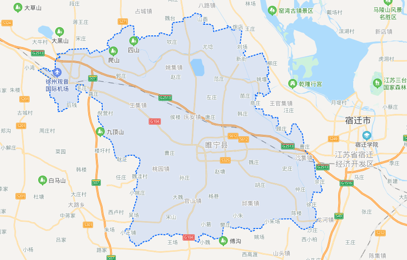 睢宁县金城街道地图图片