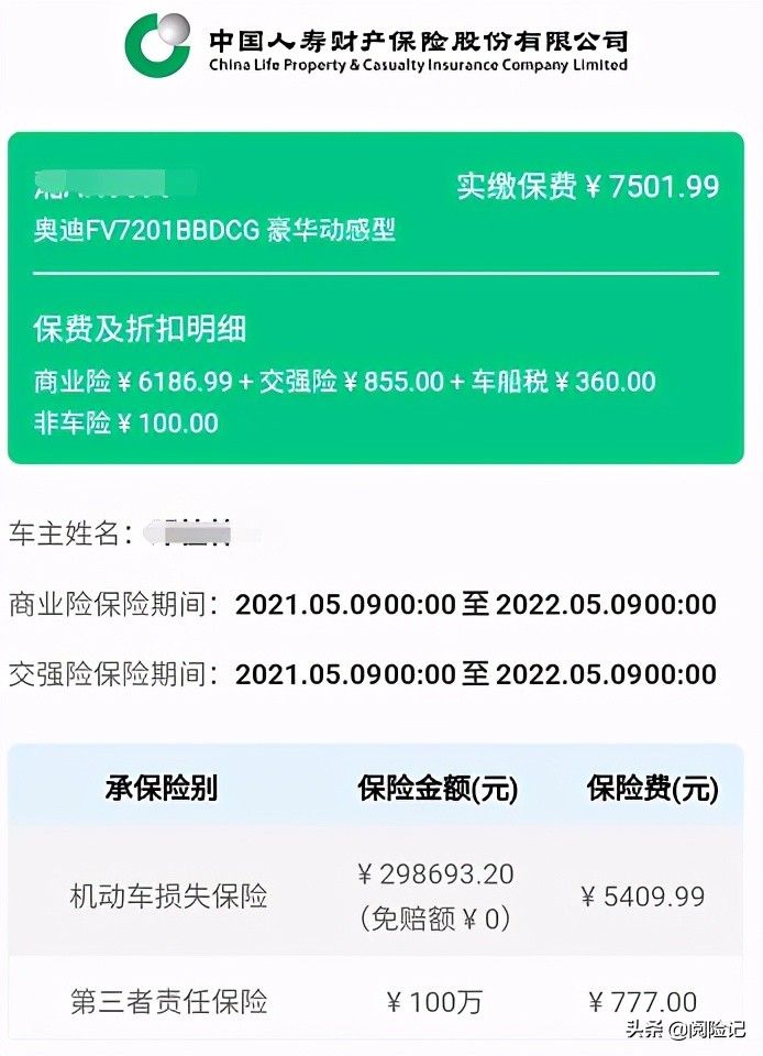 交强险多少钱一年2021年，三种不同车型车险价格详解？