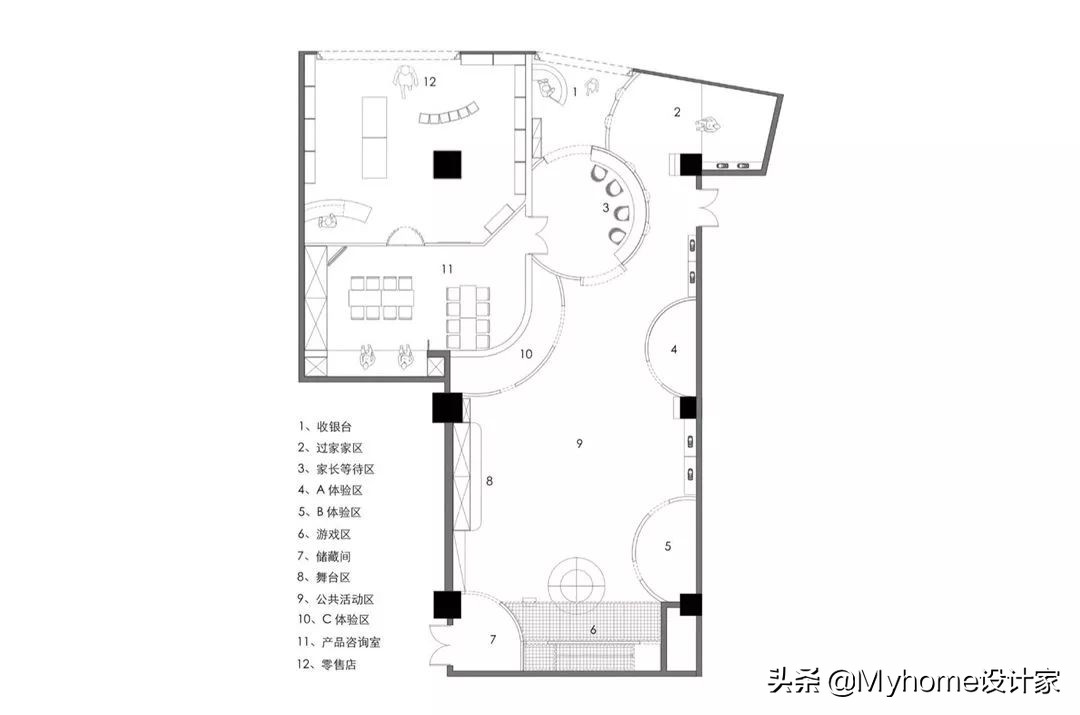 这面墙是孩子的游乐场，成人的玩具体验店，270㎡玩乐中学习