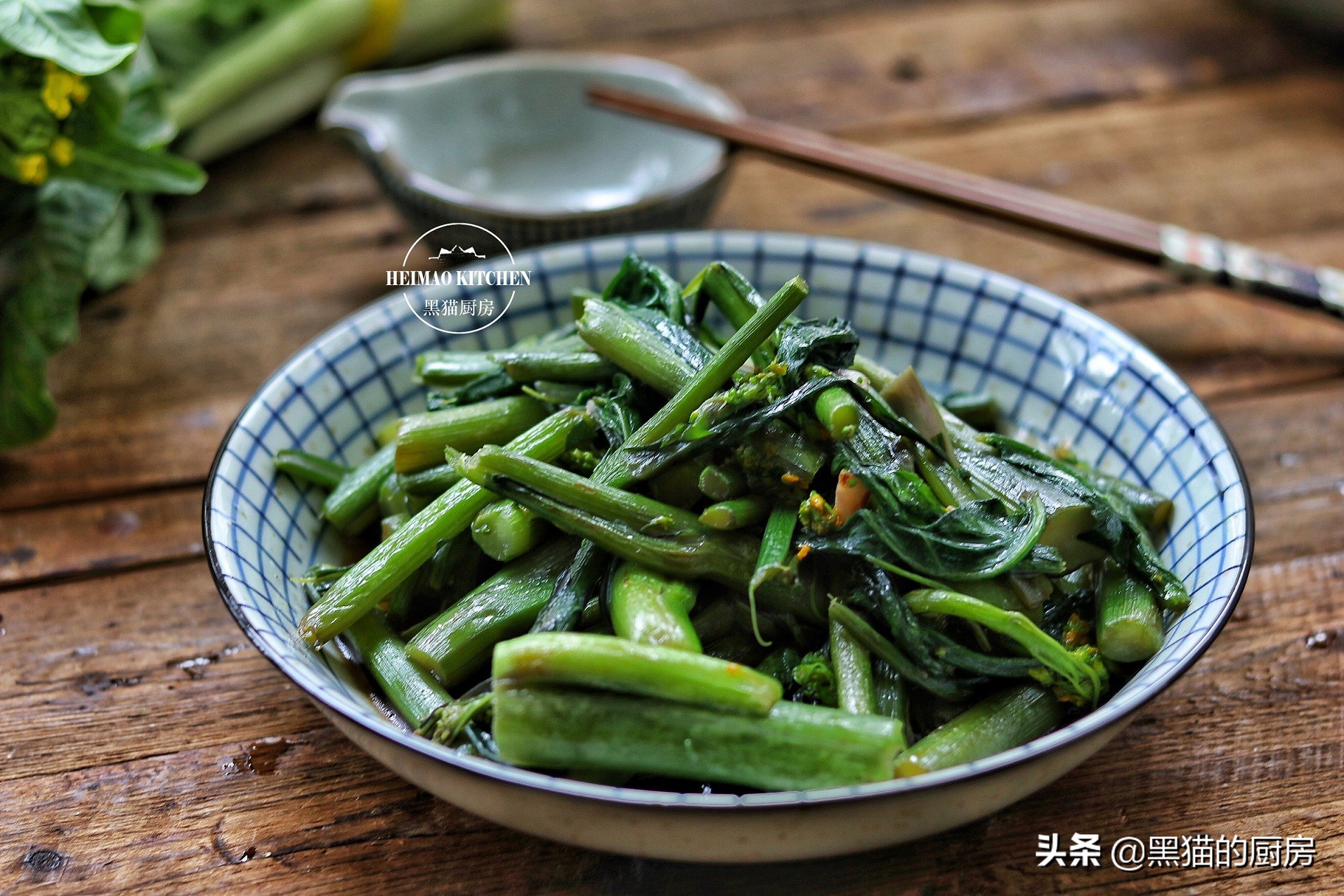 蒜蓉炒红菜苔做法 如何做红菜苔