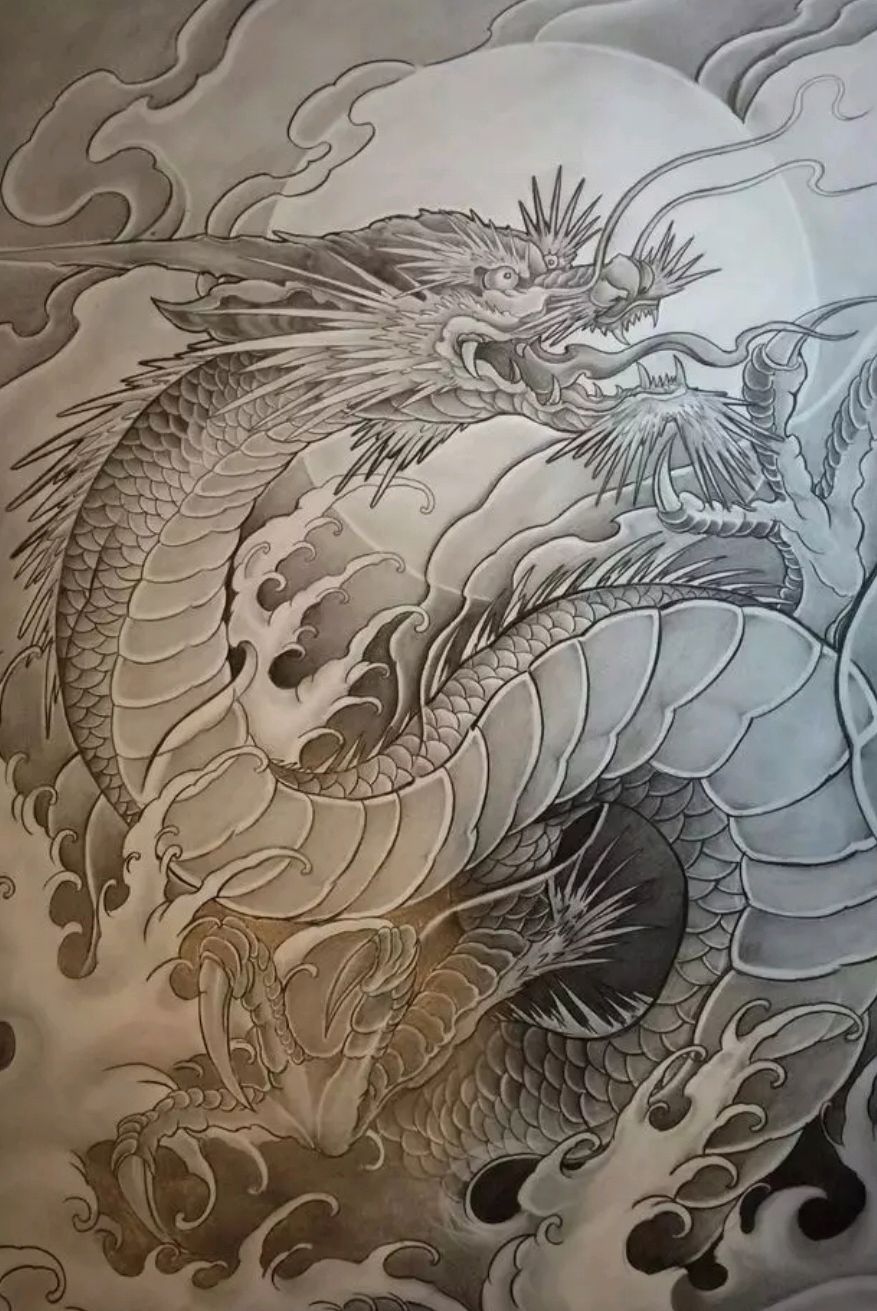 传统纹身寓意第九集:龙(中)