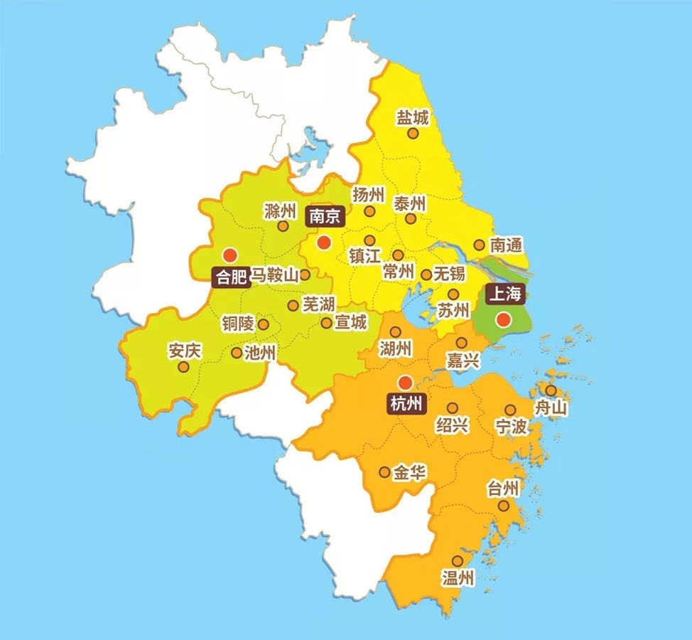 长三角城市群包括哪些城市(长三角7个核心城市)-东哥百科