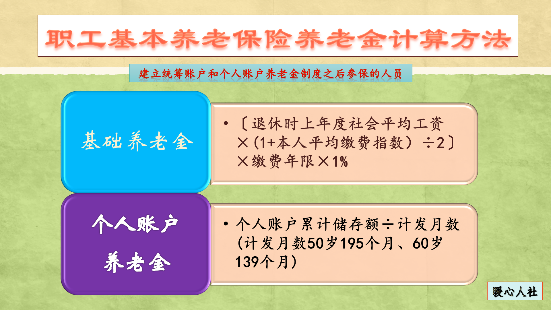 养老保险计算公式大分析(养老保险的计算公式)