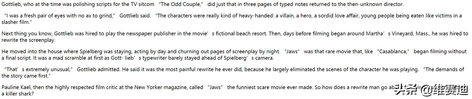 《大白鲨》：拍摄时导演让制作组心态爆炸，上映后却打破票房纪录