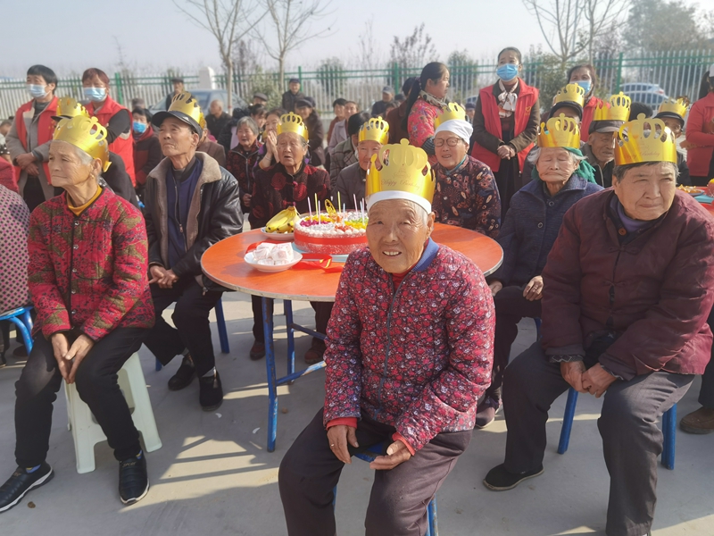 我為群眾辦實事 秦腔劇團進橋西——2021年度橋西村舉辦“懷德生日會”（組圖）