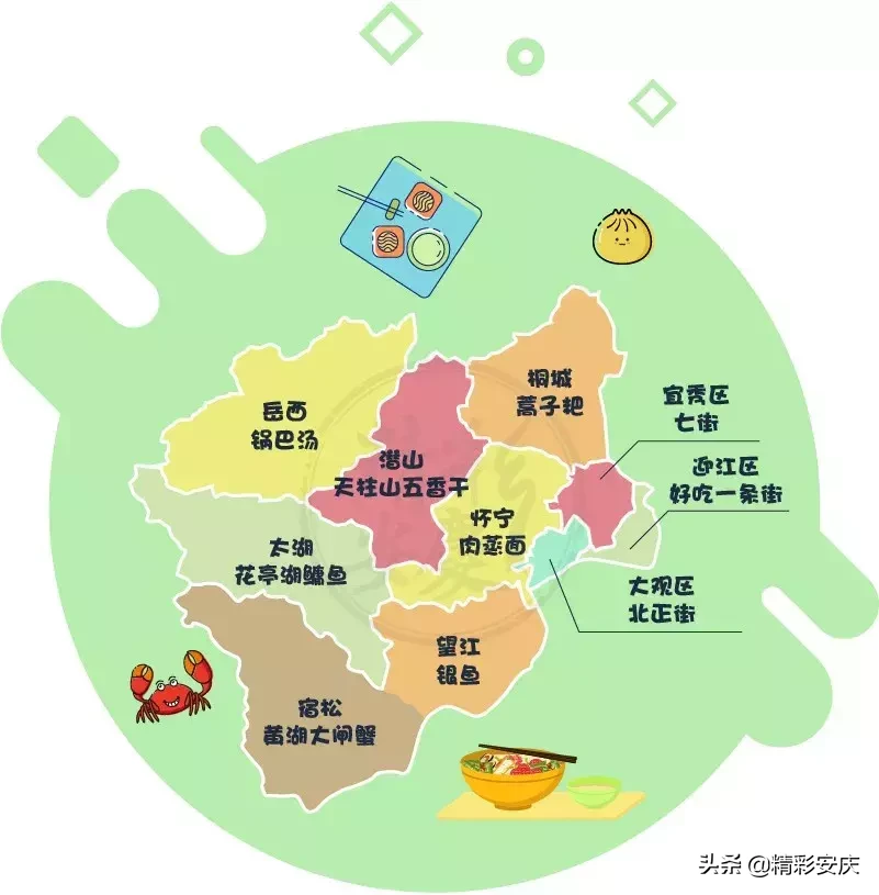 不同人眼里的安庆地图，哪一张戳中了你？