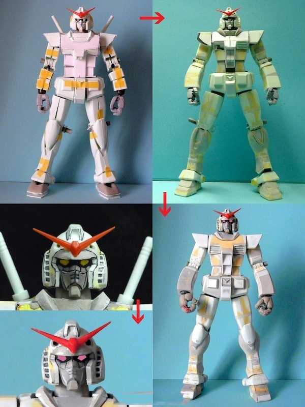 模玩控：高度還原動(dòng)畫(huà)中的二次元涂裝RX78