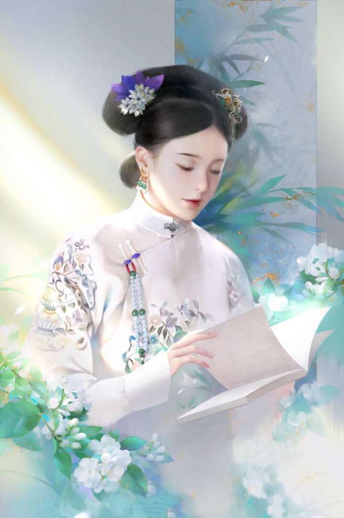 雪魄冰花凉气清，曲阑深处艳精神——栀子花开，清风自来