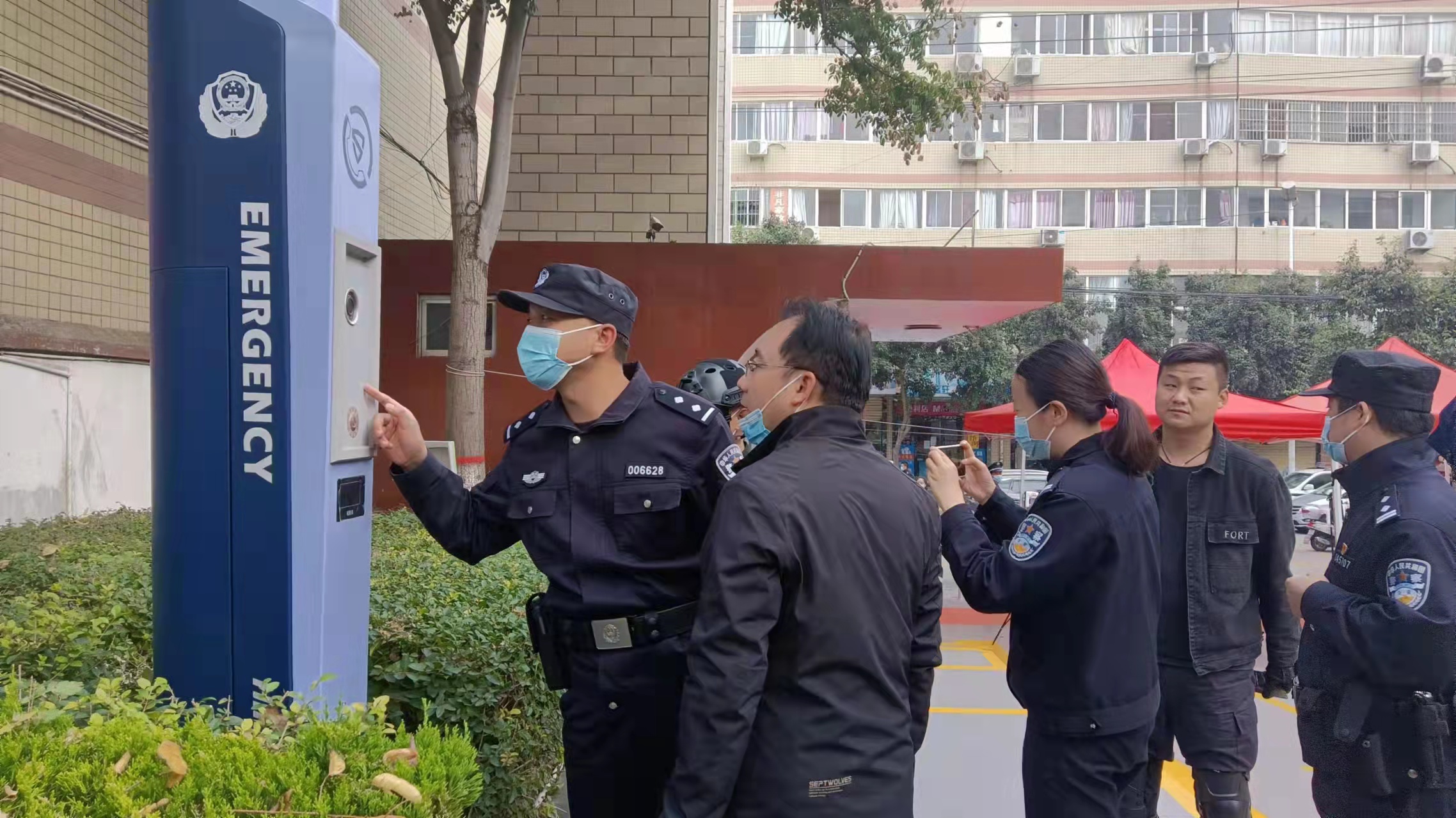 一键报警成效显 合成作战处置快——韩城市公安局以练为战 倾力打造智慧平安校园