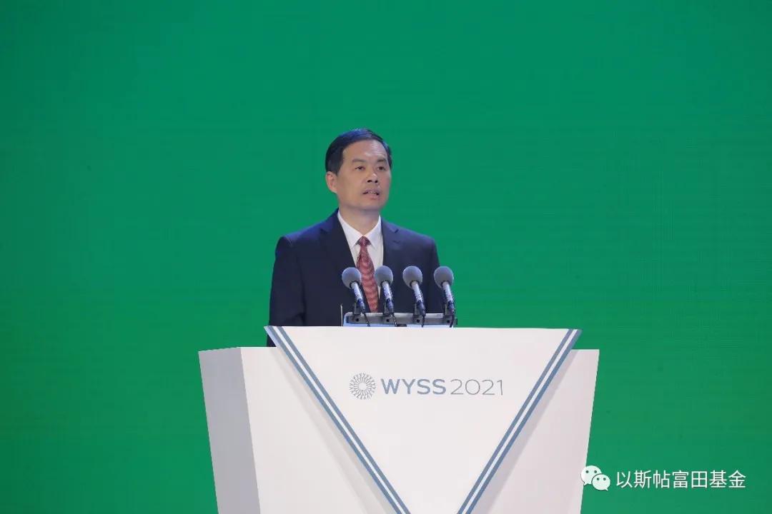 温医专利&浙江但以理健康生物科技食品助力2021世界青科会开幕式