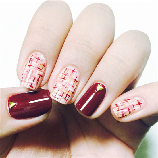 海豚湾美甲 毛呢美甲图片大全