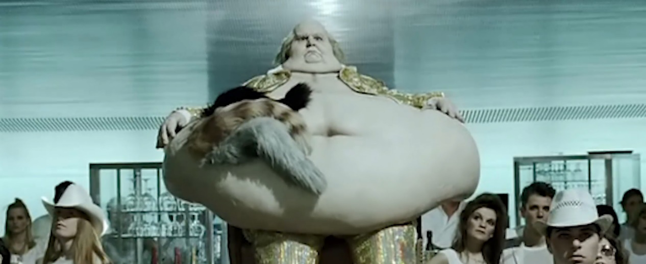 魔幻现实主义电影《人体雕像》：超级大胃王20分钟吃完90斤鱼子酱