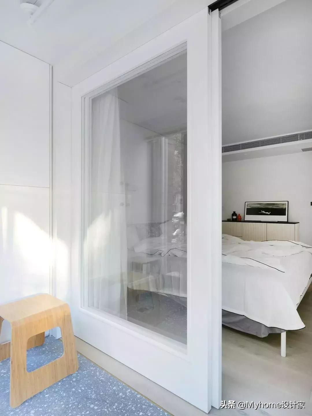 这才是北欧风！102㎡简约公寓，爆改两居室，还有大阳台