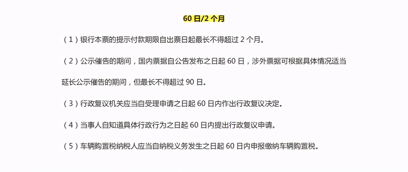 超全！21年初级会计考试《经济法基础》与时间相关的考点汇总