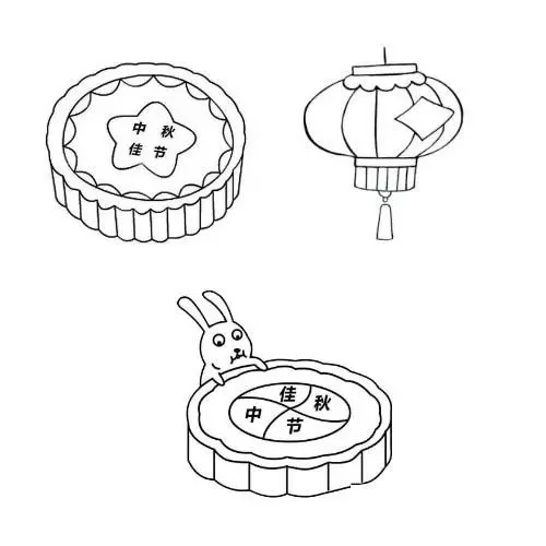 月饼怎么画简单又漂亮(简笔画｜中秋节简笔画大全，一起来画一画月饼吧！（附教程）)