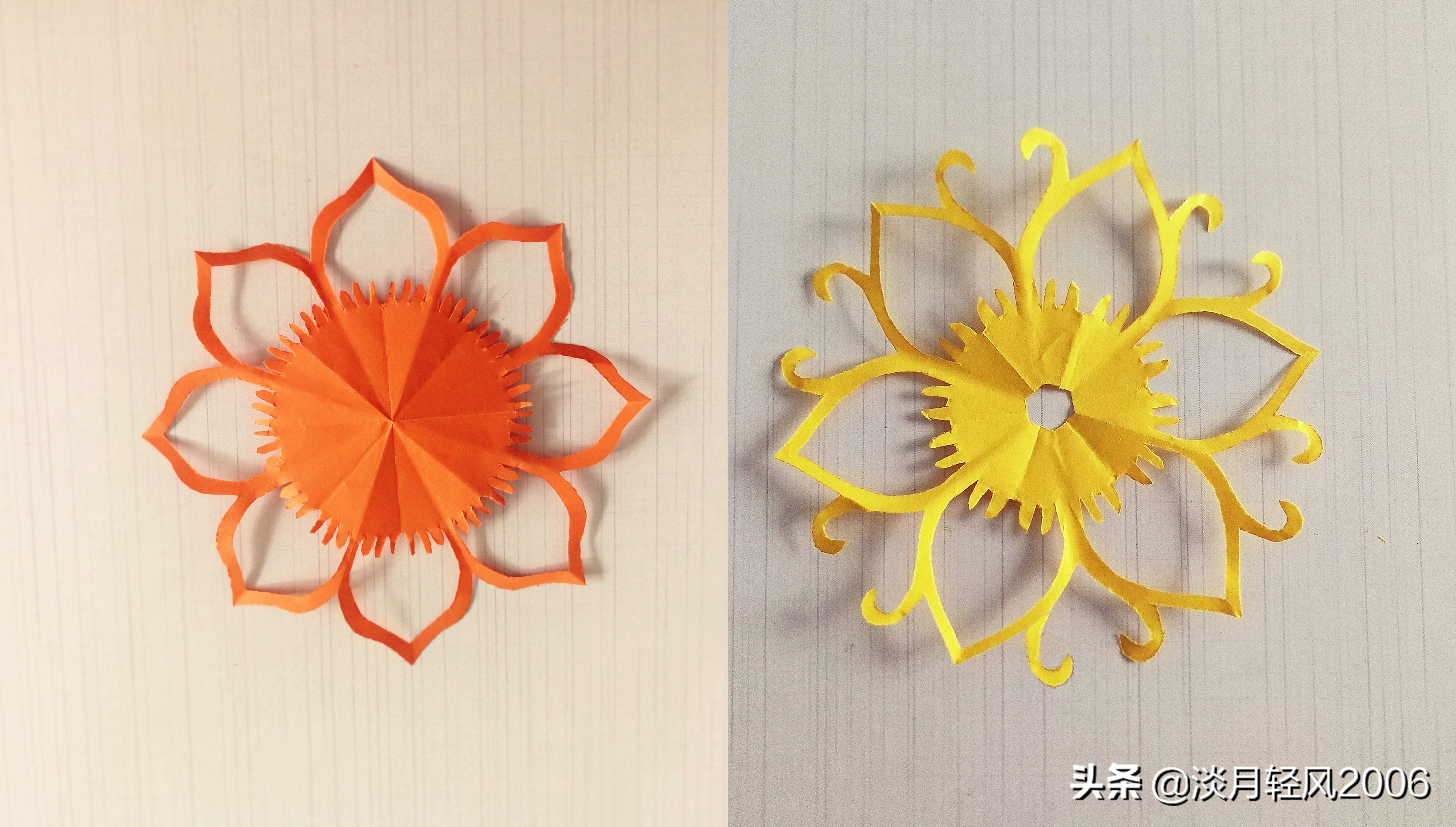 剪窗花. 儿童简单(简单剪纸教程) - 龙腾网