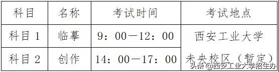 西安工业大学地址在哪（正式发布丨西安工业大学2019年书法学专业校考招生简章）