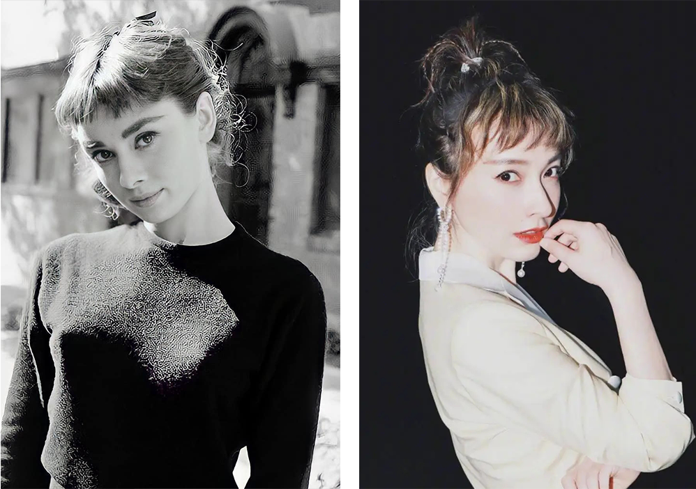 奥黛丽赫本/吴昕?清爽短发?