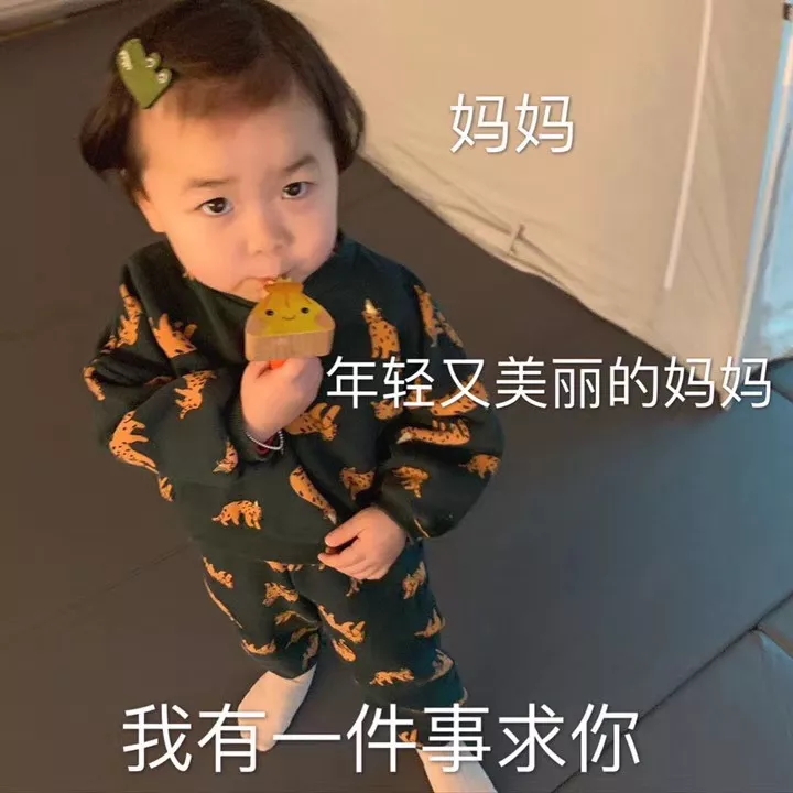 表情包：求求麻麻给点钱吧