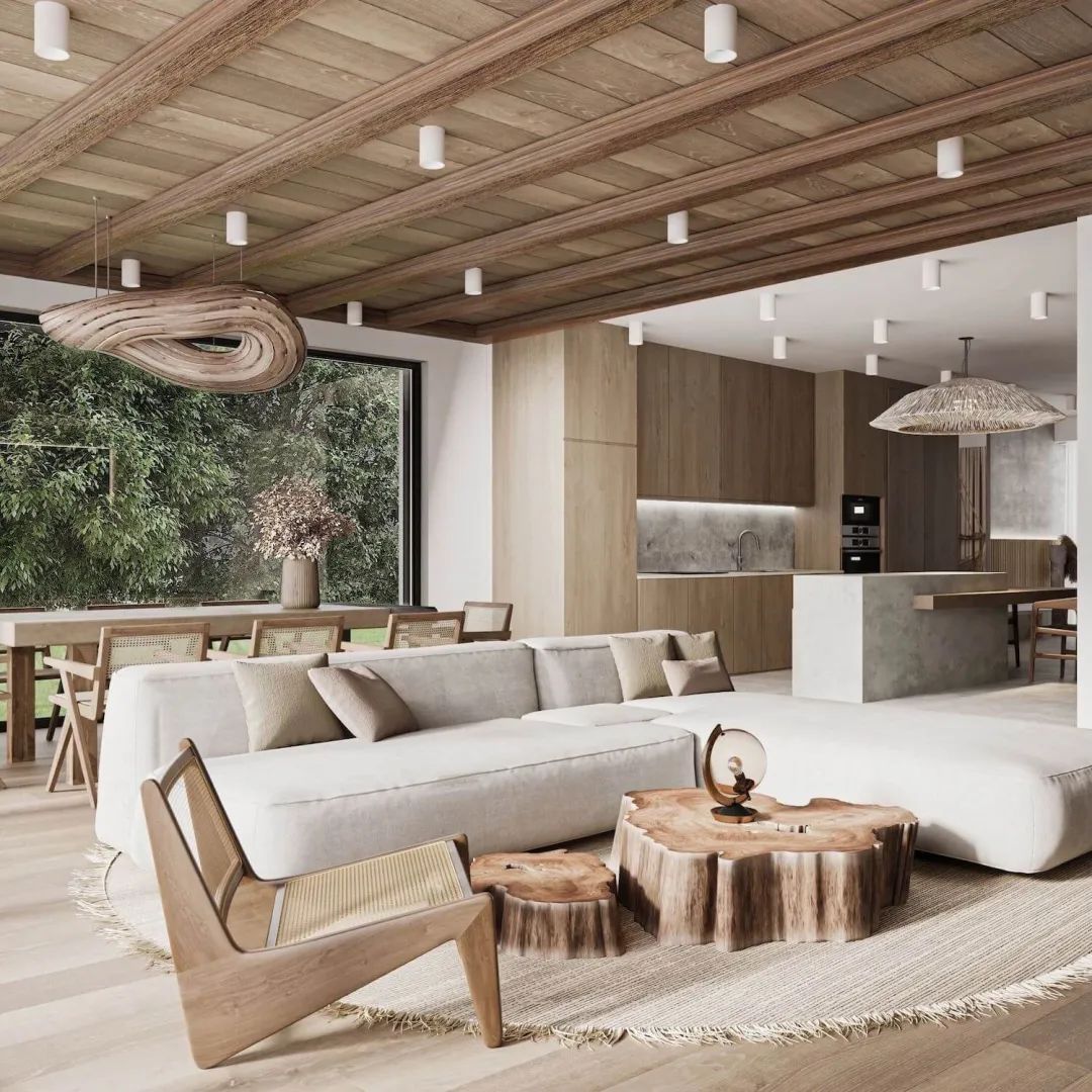 室內設計：質樸而放鬆的住宅設計