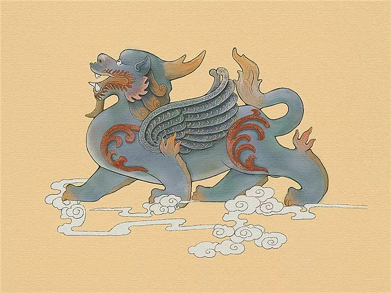 貔貅,也叫"辟邪","天禄",民间俗称"貔大虎".