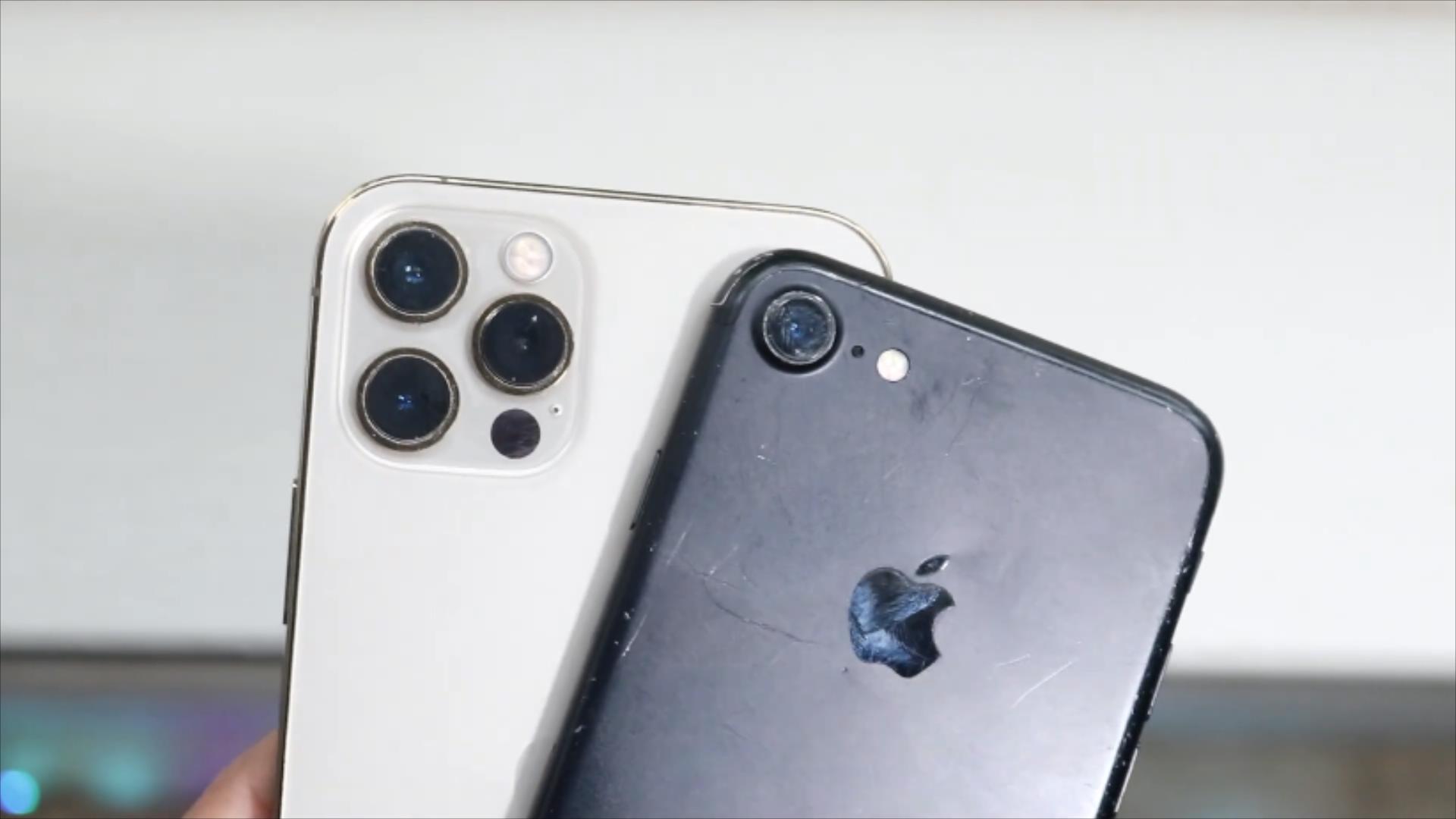 iphone12pro和iphone7真机深度对比