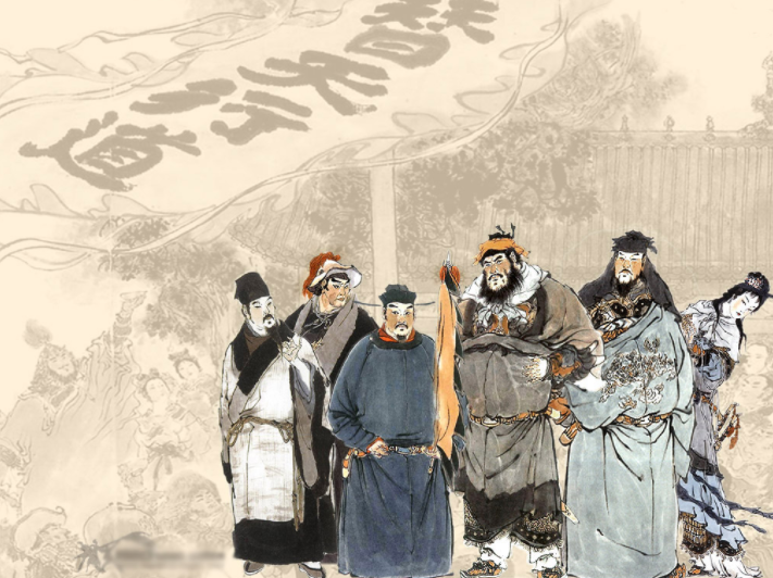 历史背景：《水浒传》是一部以宋江起义为素材创作的英雄传奇小说，而宋江在金圣叹看来是盗贼。