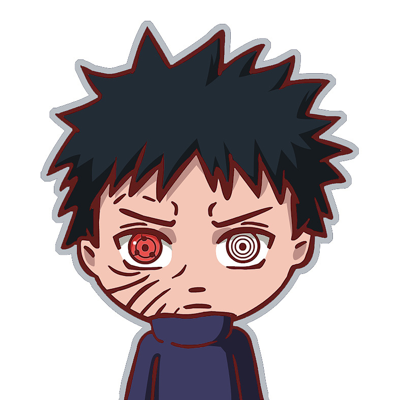 带土 土哥摘下面具后与楼下夫妻档 鹿丸 智商非常高 军师与楼上夫妻档