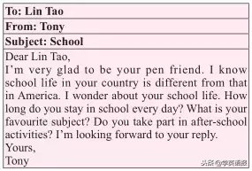 中考英语写作训练指导-讲述学校生活