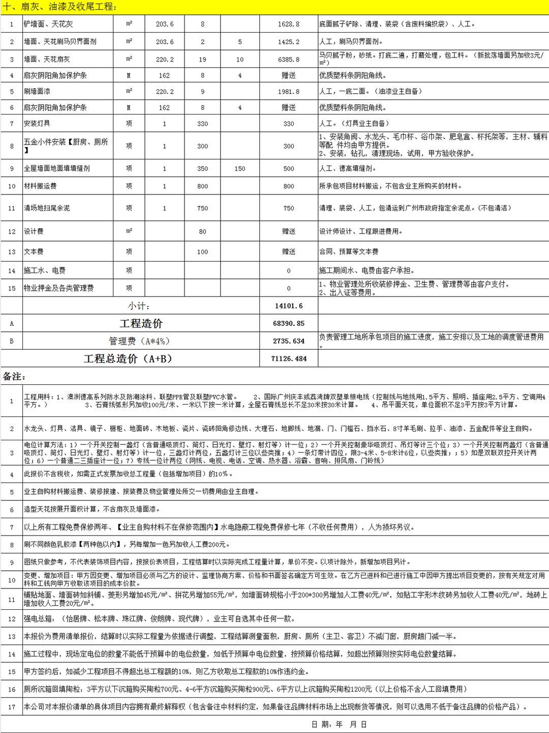 房子装修，教你看懂装修报价单，也许可省几万块