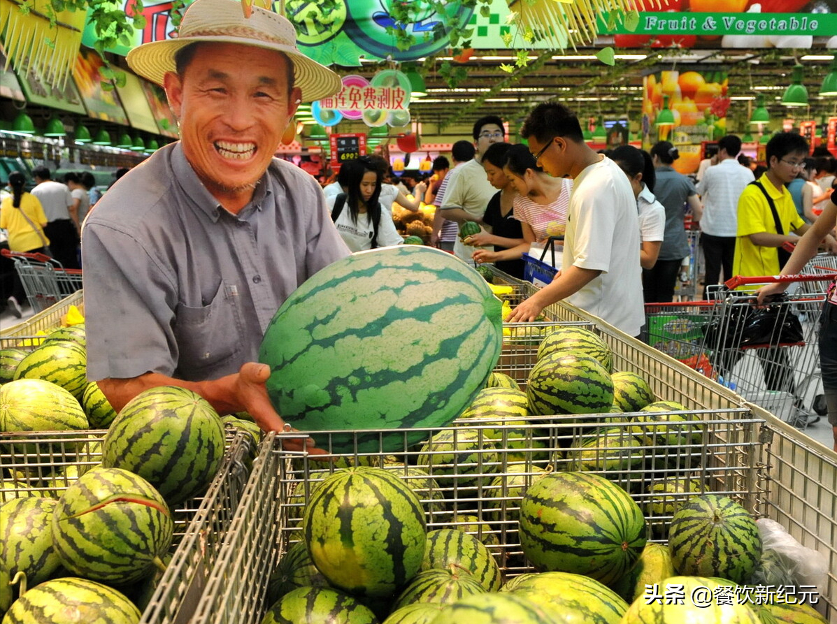 看完中国超市西瓜的价格，再看韩国的，对比后才发现差距太大了