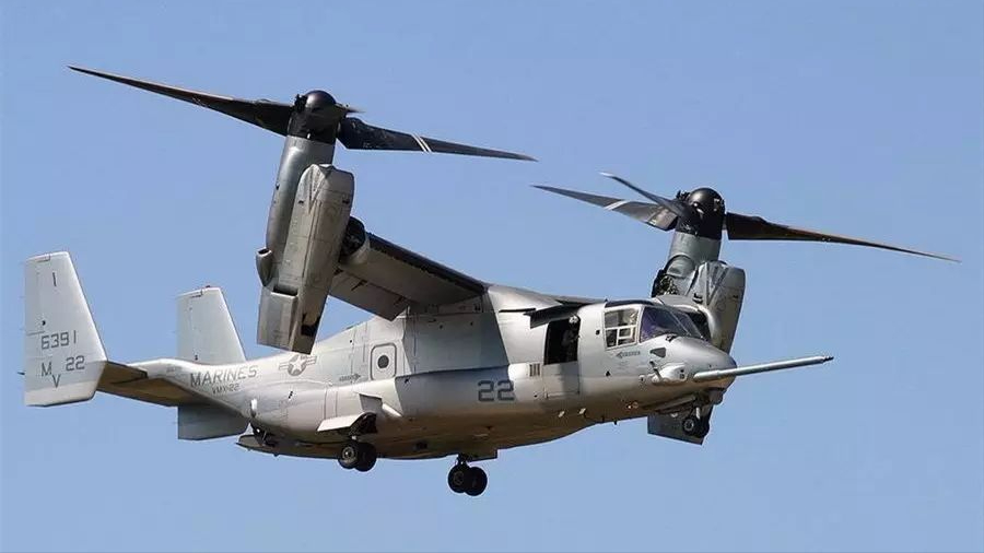 v-22"鱼鹰"倾转旋翼机5.