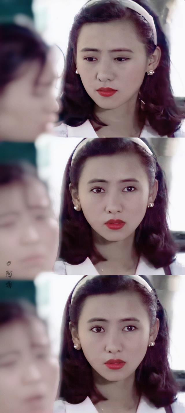 年轻时的翁虹，美貌倾城，仿佛人间尤物
