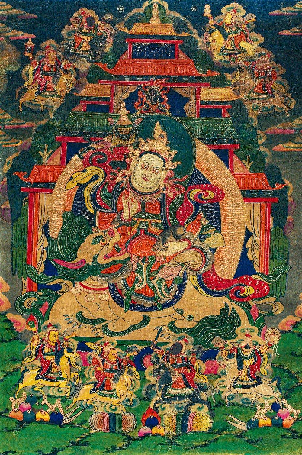 西藏唐卡护法空行 佛教西藏唐卡人物介绍