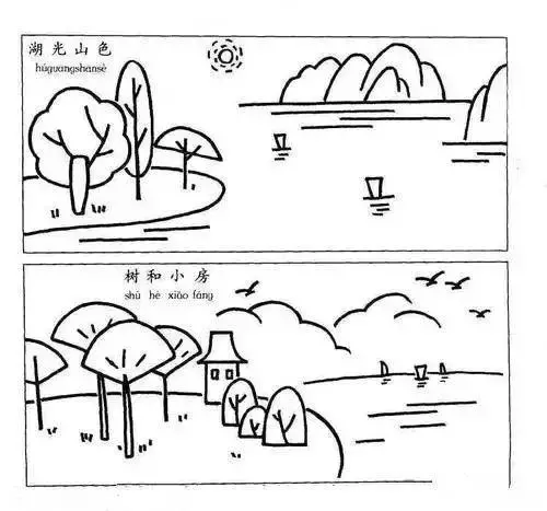 简笔画|春季简笔画素材系列,好看易画,3分钟速成,建议收藏!