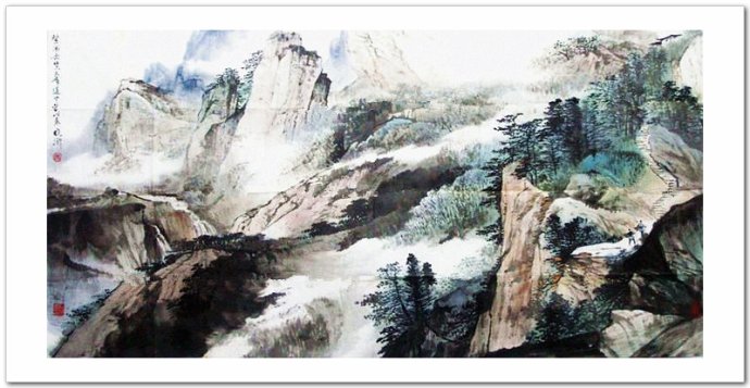 笔底情真 -- 曾晓浒山水画