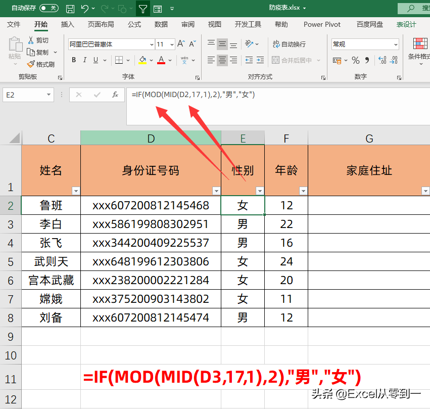 制作社区返乡防疫表，7大个功能，快速搞定人员登记与统计