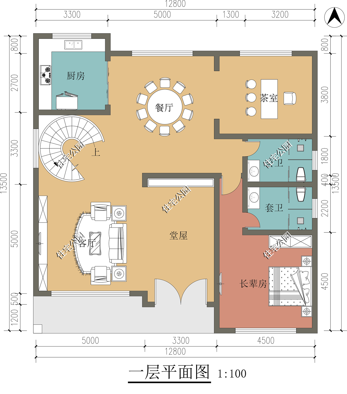 10套二层农村别墅图纸，第3套第4套建的人最多，最后一套造价20万