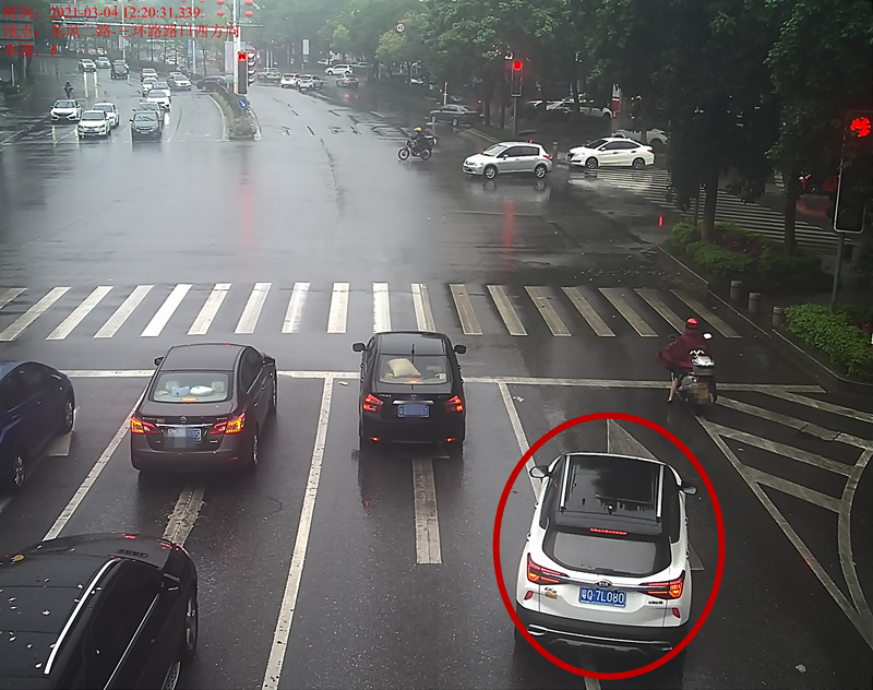 交通违法曝光！