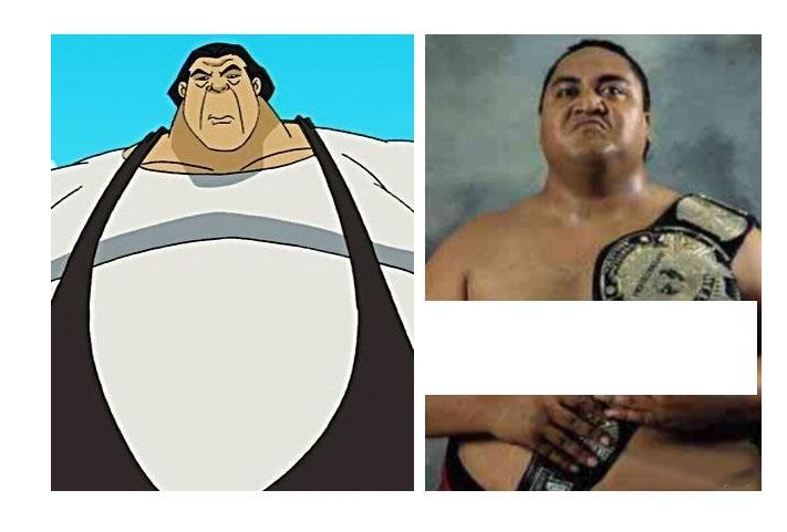 特鲁的原型是摔跤手"yokozun",他们的设定都是力气非常大,不管体型